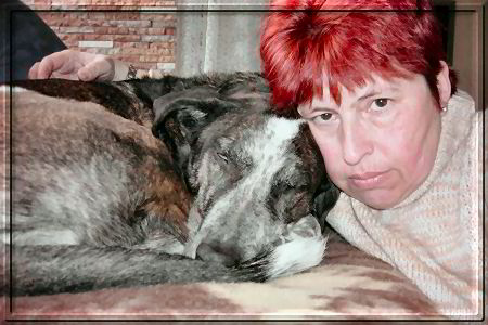 oder mit Frauchen was knuddeln