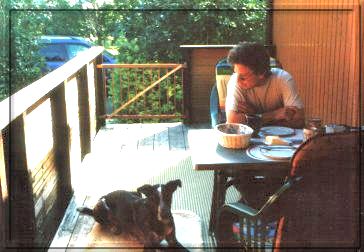 Fr&uuml;hst&uuml;ck auf der Veranda